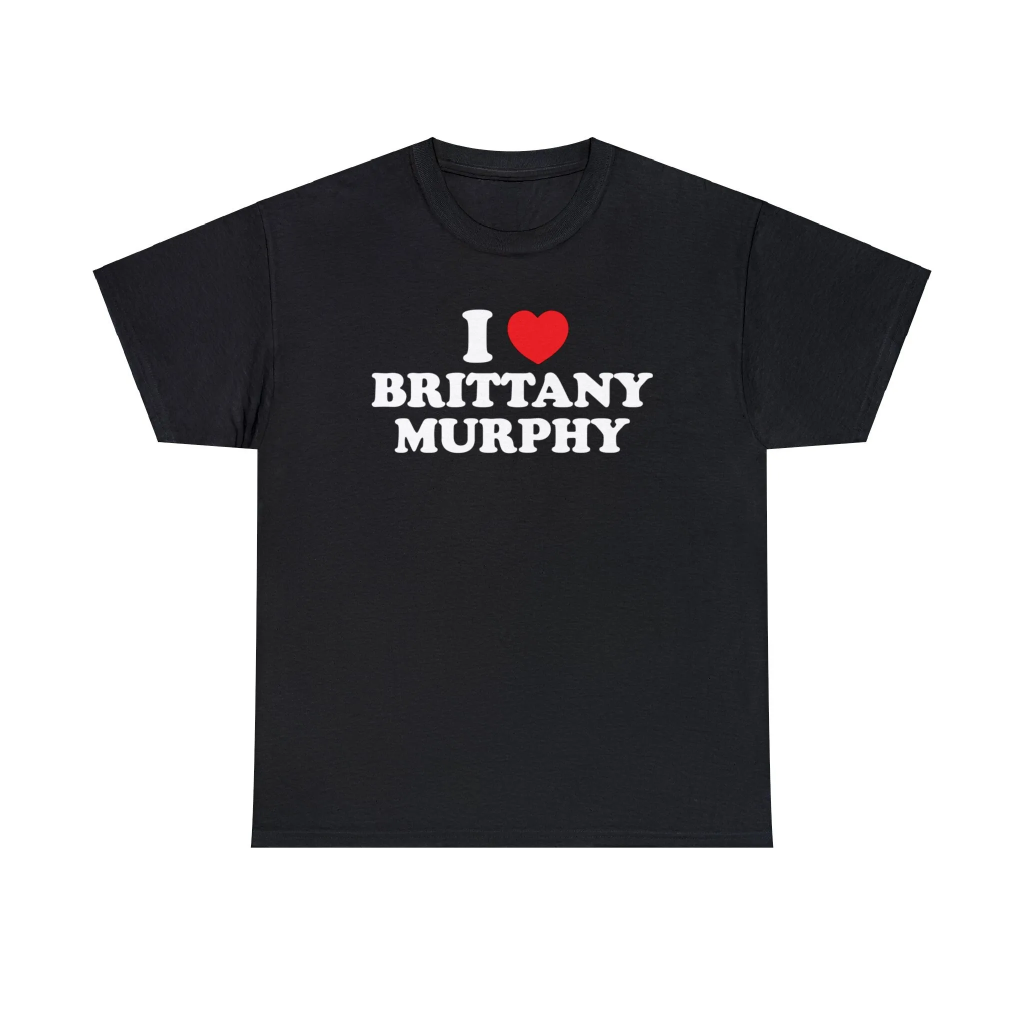 I Love Brittany Murphy Unisex Heavy Cotton Tee