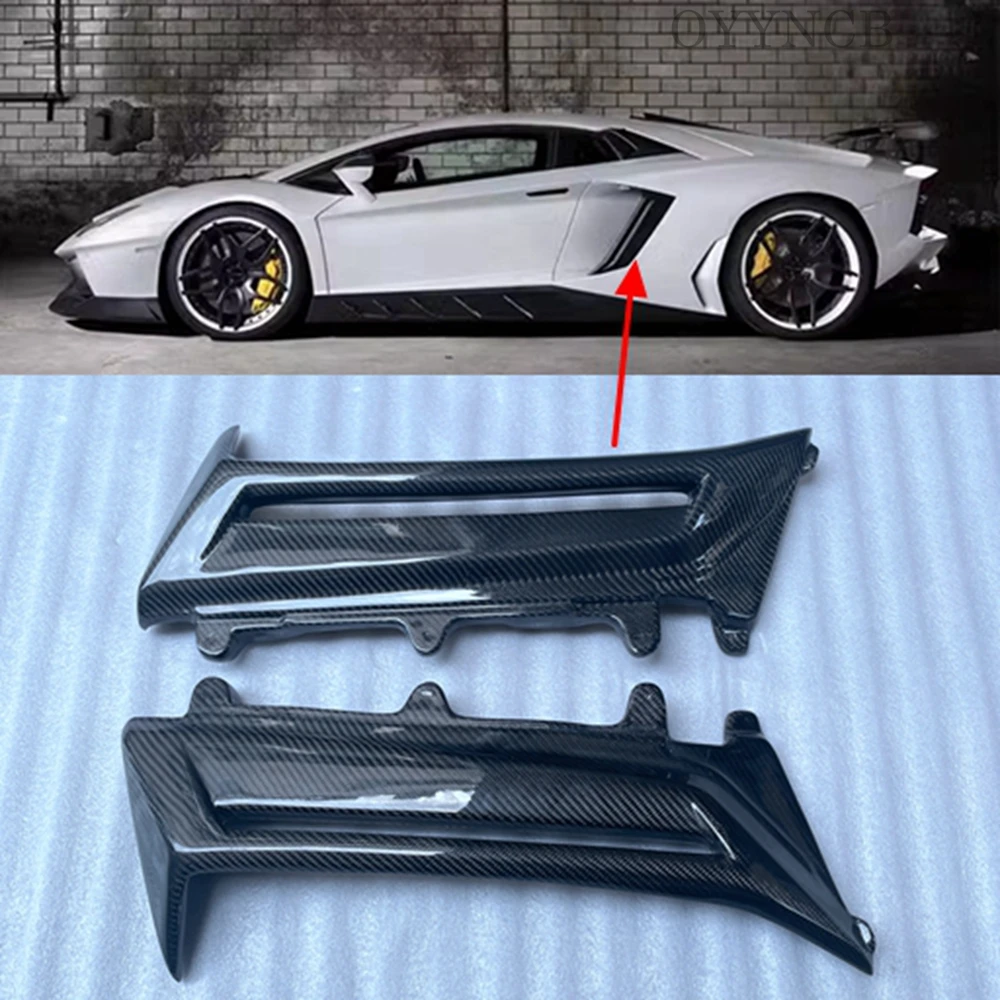 

For Lamborghini Aventador Lp700 LP720 body kit High quality Real carbon fiber Forged carbon N-style rear intake and outlet vents