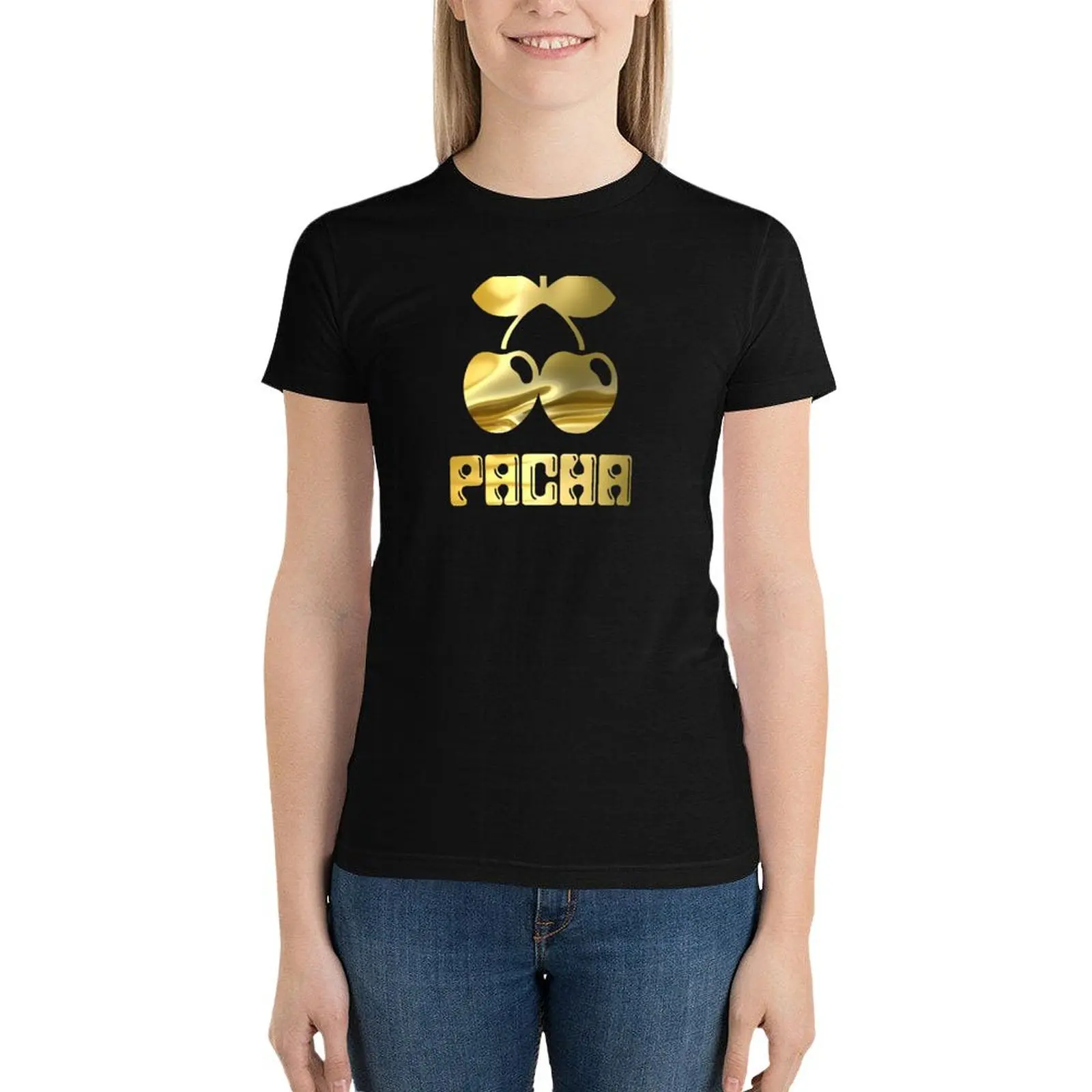 Pacha Ibiza club gold edition - Ibiza island T-Shirt summer tops female t-shirts for Women pack