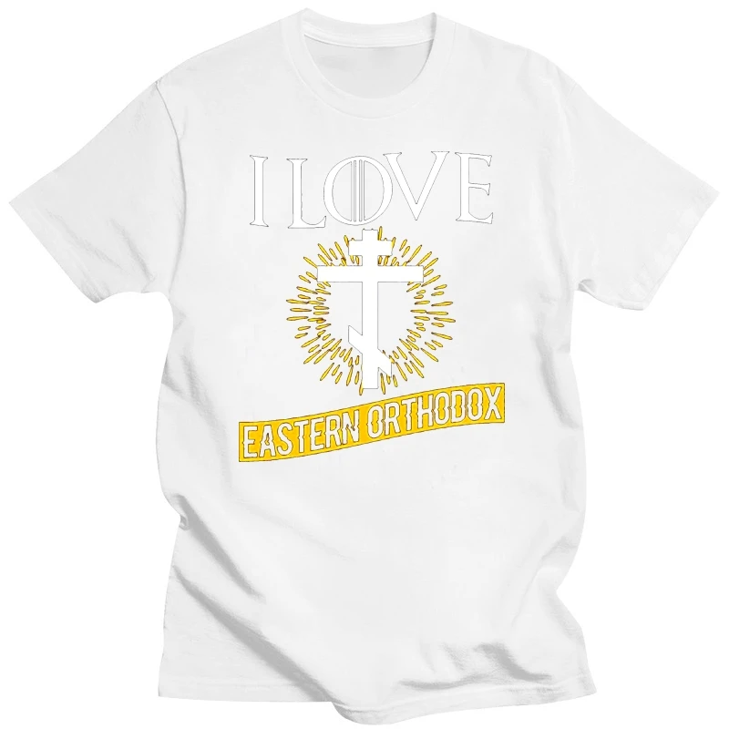 Designs Love Eastern Orthodox T Shirt Men Cotton Boy Girl T-Shirts O-Neck Plus Size S-5xl