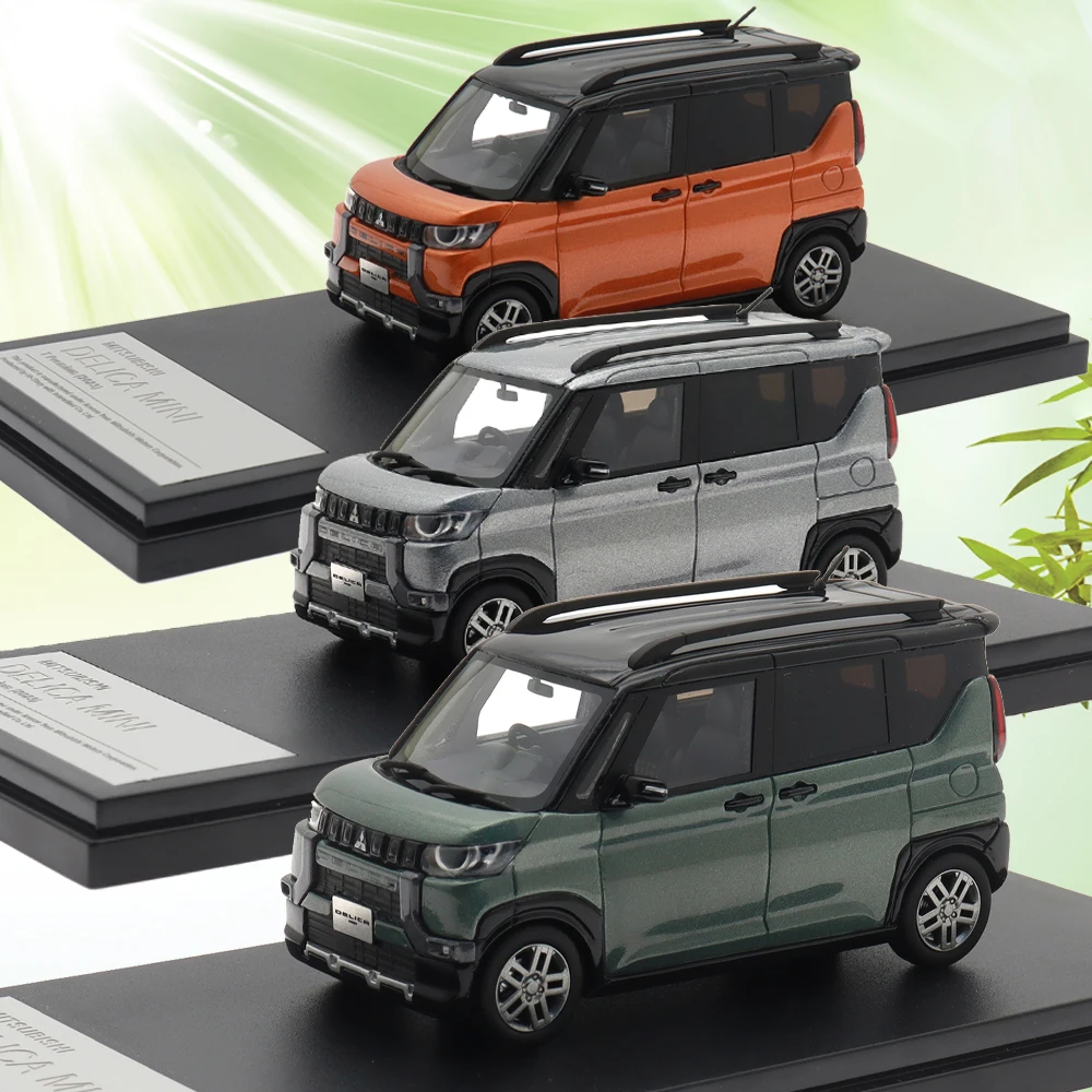 Hi-Story 1/43 Car Model (DELICA MINI 2003) Refined Resin Car Static Simulation Vehicles Collectible Decora Gift Ornamens