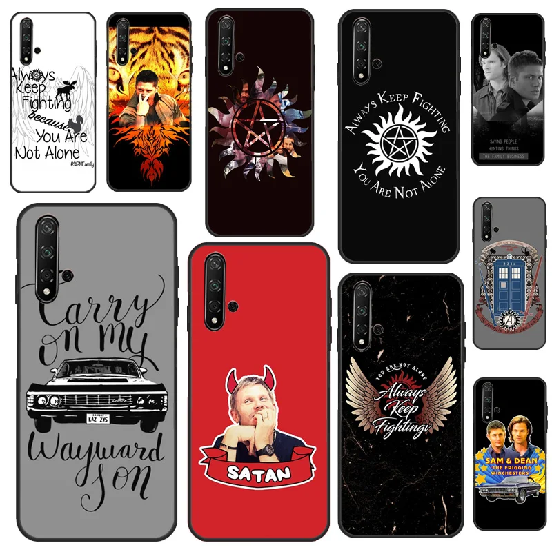 Supernatural TV Case For Huawei P30 P20 P40 P60 Pro P Smart Nova 9 5T Honor Magic 5 Lite X8 X9a 50 70 Cover