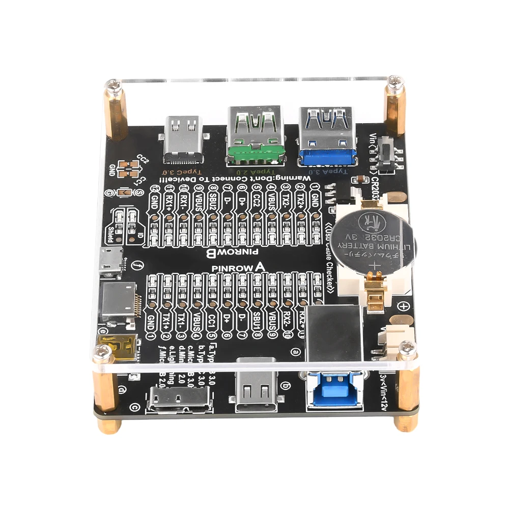 DT3 Data Cable Detection Board USB Cable Tester Short Circuit On-Off Switching For iOS Android Type-C Test Board Tool
