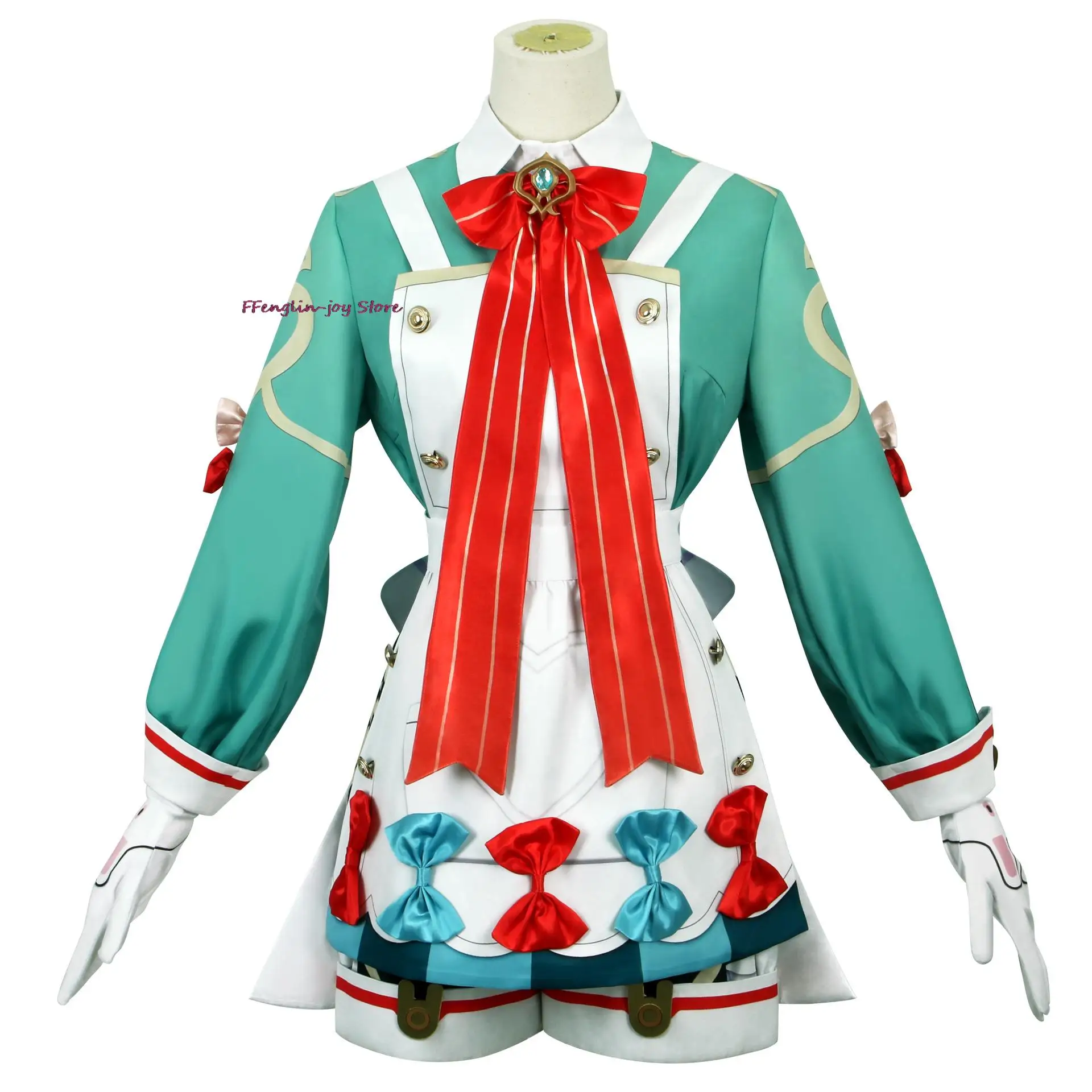 Juego Genshin Impact Cosplay Sigewinne Cosplay Fontaine Sigewinne mujeres lindo rosa azul pelo corto resistente al calor lindo traje de niña