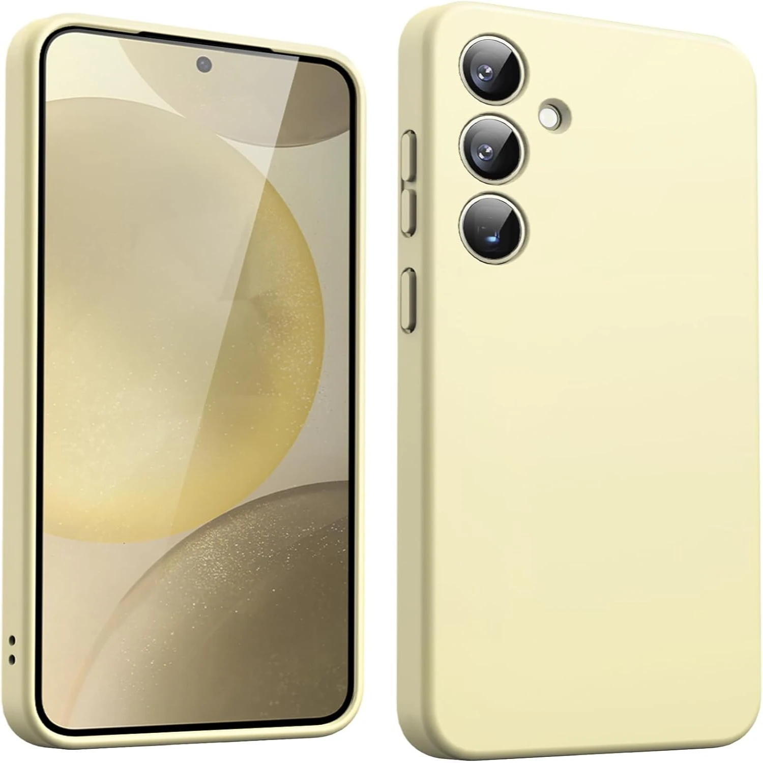 

Slim Fit Case for S24 5G, Camera Lens Full Protection, Soft TPU Thin Protective Phone Cover with Matte Finish, Shockproof (Bla