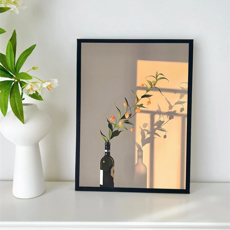 INS Light And Shadow Plant Painting Home Products Photography Decoration Props 30x40cm Indoor Hanging Painting