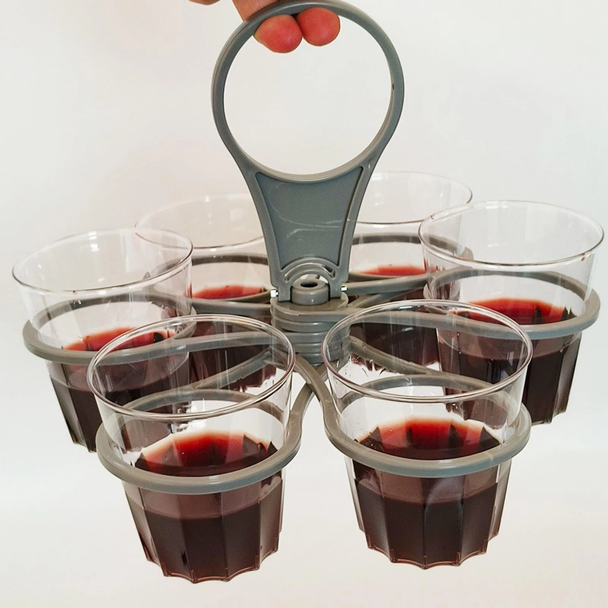 Foldable Cup Holder Coffee Beverage Milk Tea Beer Beverage Holder Reusable Christmas Party Beverage Tea Holder