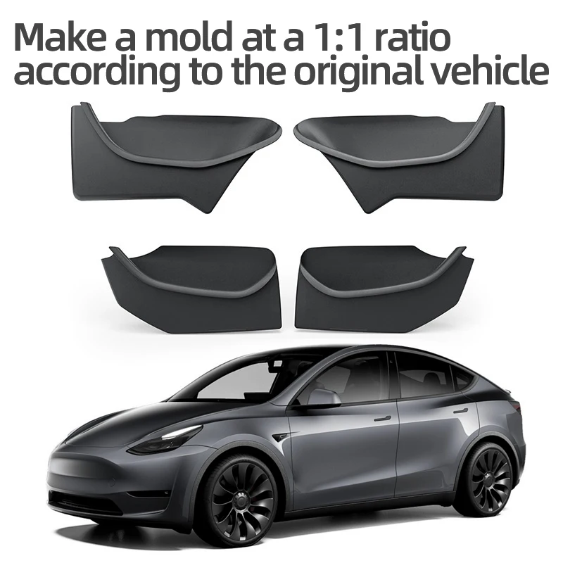 Wodoodporne pudełko do przechowywania w szczelinie drzwiowej z TPE, wewnętrzne pudełko do przechowywania na krawędzi drzwi do modelu TSL 2025, modelu TSL Refreshed Model Y