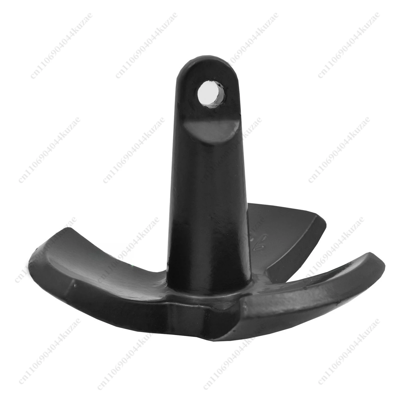 Black Cast Iron River Anchor, Multiple Sizes Marine Hardware for Boat & Yacht Mooring
