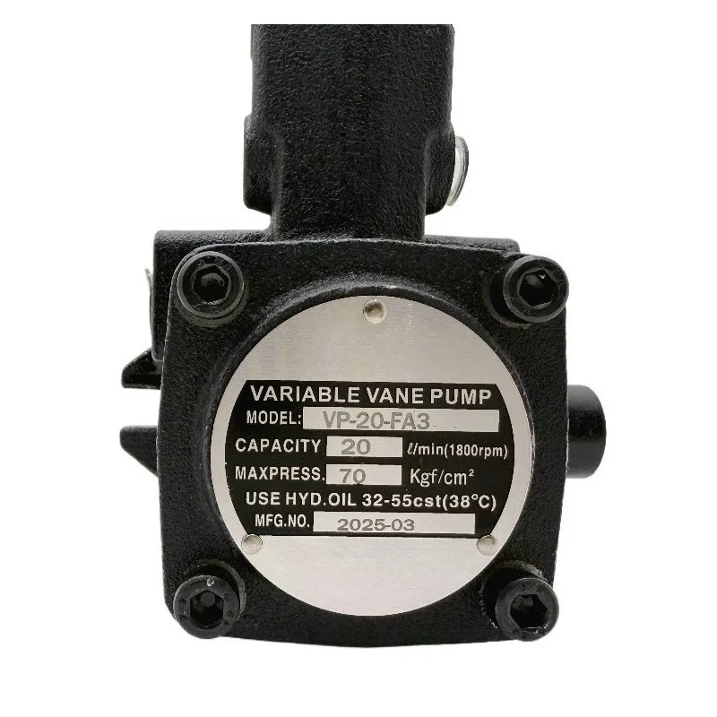 Variable Displacement Vane Pump VP15 VP20 Series Hydraulic Pump 12.7mm 15.875mm Shaft