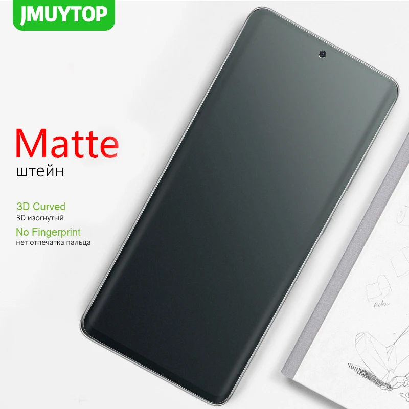 3D Curved Matte Film For Samsung Galaxy S24 S23 S22 S21ultar plus Screen Protector Anti-glare + Frosted Hydrogel Not glass