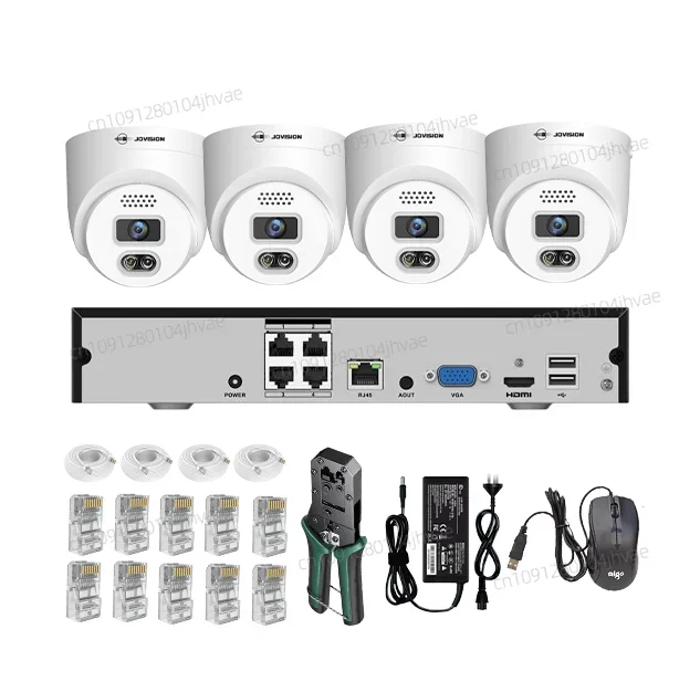 

NEW 3MP 4 In1l Video Surveillance Home NVR Kit 2K Human Motion Detection and People Counting Cameras and POE NVR Kit System