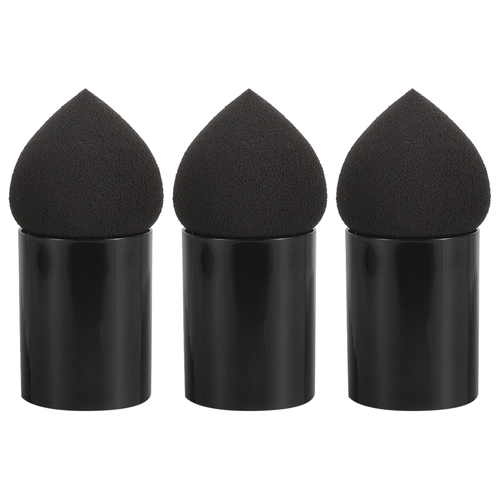 3 Stücke Schönheit Make-Up Schwämme Griff Blending Schwämme Puderquaste Foundation Werkzeuge für Frauen Reisen Täglichen Gebrauch