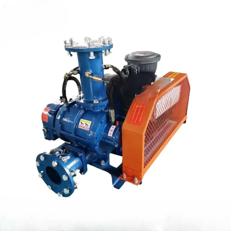 High efficiency roots blower, wastewater treatment aeration electric 220V low noise energy saving design