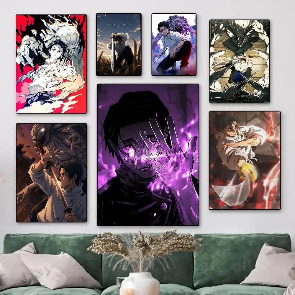 1pc Yuta Okkotsu Anime J-Jujutsu K-Kaisen Posters HD Print Vintage Wall Art Decor for Home Study Room
