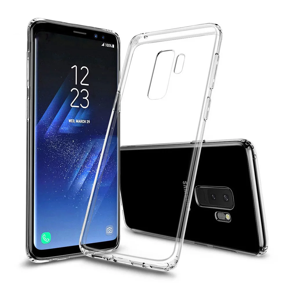 Transparent Case For Samsung Galaxy S7 edge S8 s9 s10 lite Note 8 9 10 20 A6 A7 A8 A9 J4 J6 Plus J8 2018 Clear Soft TPU Cases