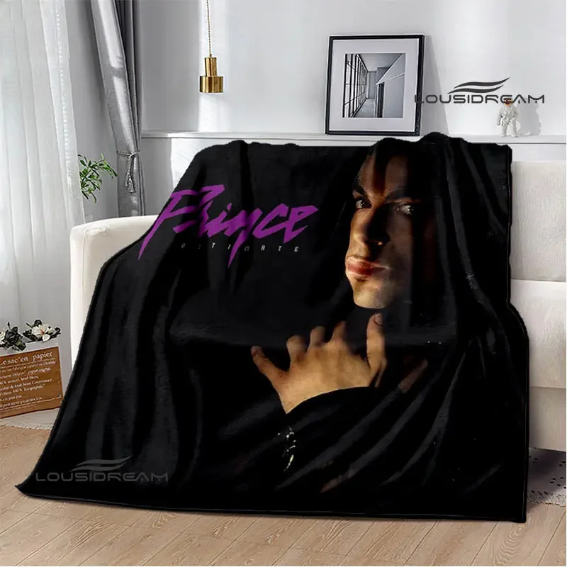 Singer Prince Purple Rain blanket Flannel Blanket Soft and Comfortable Blanket Home travel blanket Birthday Gift
