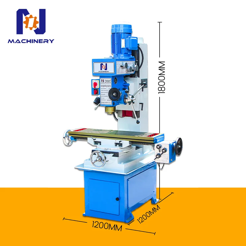 

ZX50C 3-Axis DRO Manual MINI milling machine Auto X/Y-Axis feed Drilling And Milling Machine