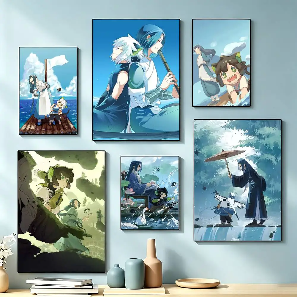 Anime T-The Legend of Hei  Poster Waterproof Wall Art Sticker For Bar Living Room Vintage Decor High Quality Print Gift