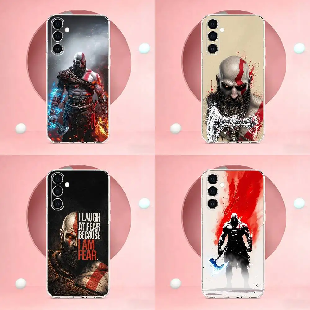 Exciting Game G-God of War Phone Case Transparent Soft case Silicone For Samsung A73,A72,A71,A70,A53,A52,A51
