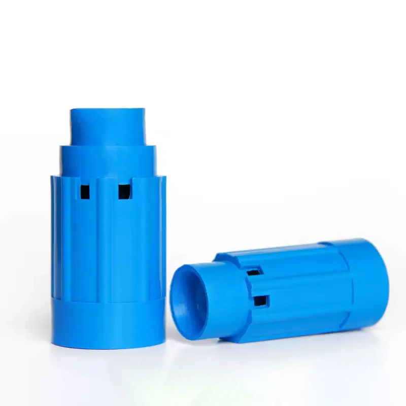 1pcs Blue Aeration Water Outlet Cannon Joint Aquarium Fish Tank Aquaculture Aeration Pipe Connectors Fitting 25/32mm