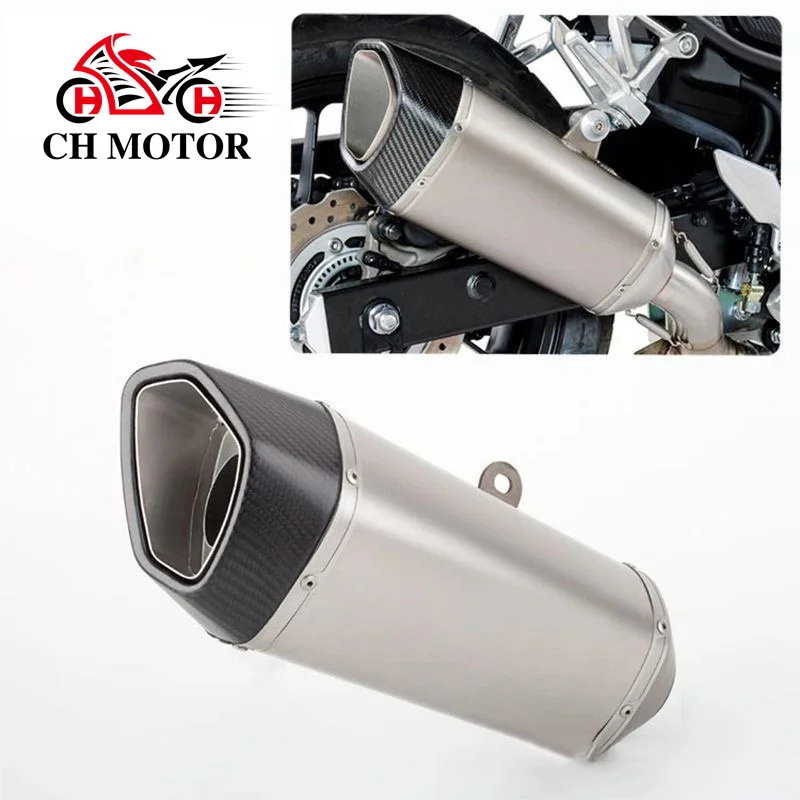 

51 мм 60 мм Escapes Para Motos выхлопная труба мотоцикла, глушитель из кабонового волокна, проект скутера с DB killer для z400 R25 R6 R3