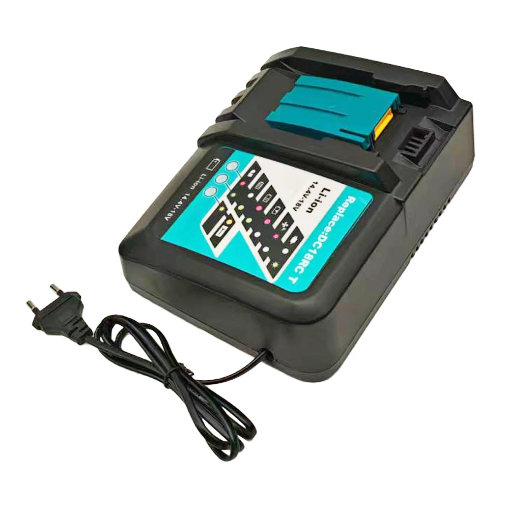 Lithium-Batterieladegerät DC18RC für Makita 18V 14,4V Li-Ionen-Akkus BL1815 BL1860 BL1430 BL1830 DC18RD DC18SF DC18RE – Detail 1