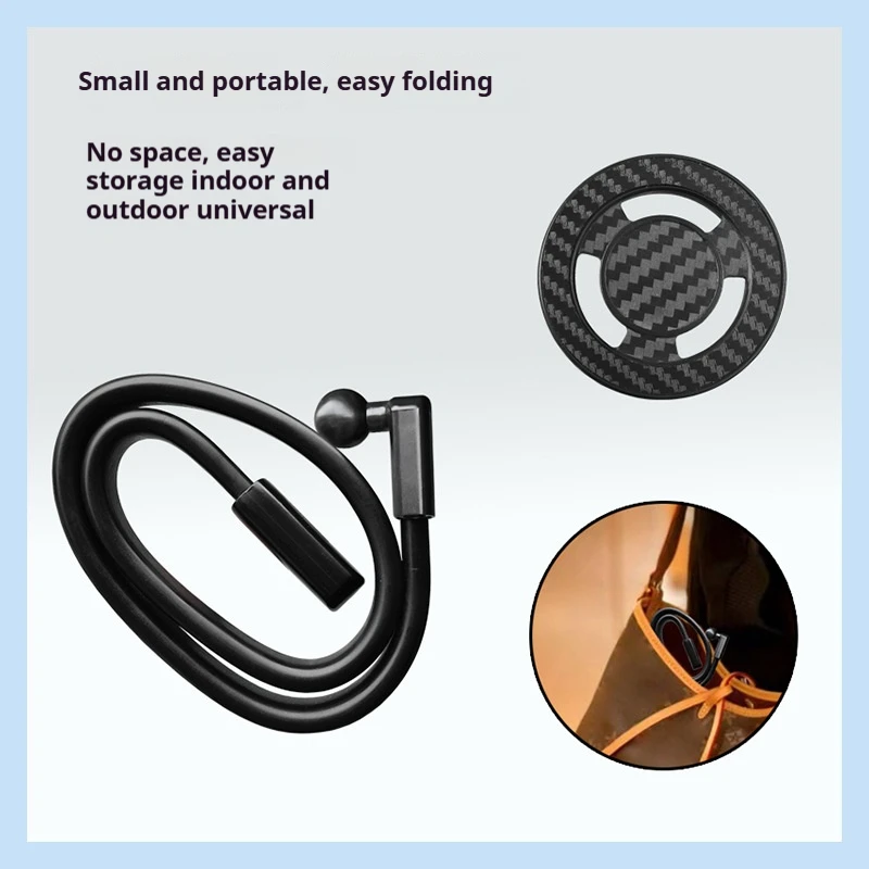 Suporte de telefone magnético flexível para iPhone 16 pro Suporte de carregamento sem fio ajustável de 360 graus com Magsafe compatível