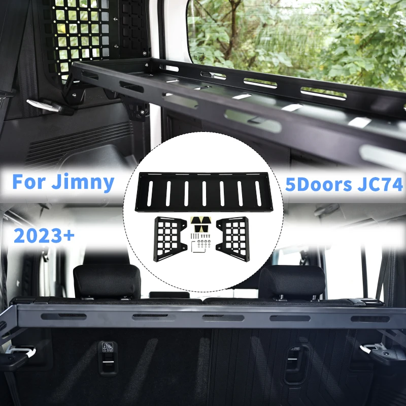 Acessórios de Modificação Jimny 4x4: Prateleira de Expansão para Compartimento do Porta-Malas para Suzuki Jimny XL 5 Portas JC74 2024-2026