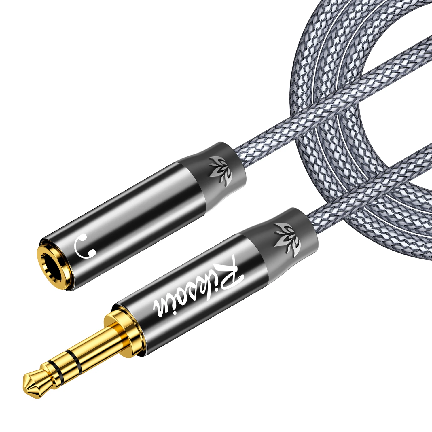 Headphone Extension Cable, 3.5mm Male to Female TRS Extension Cable Nylon Braided Aux Cord Extender for Smartphones, Tablets