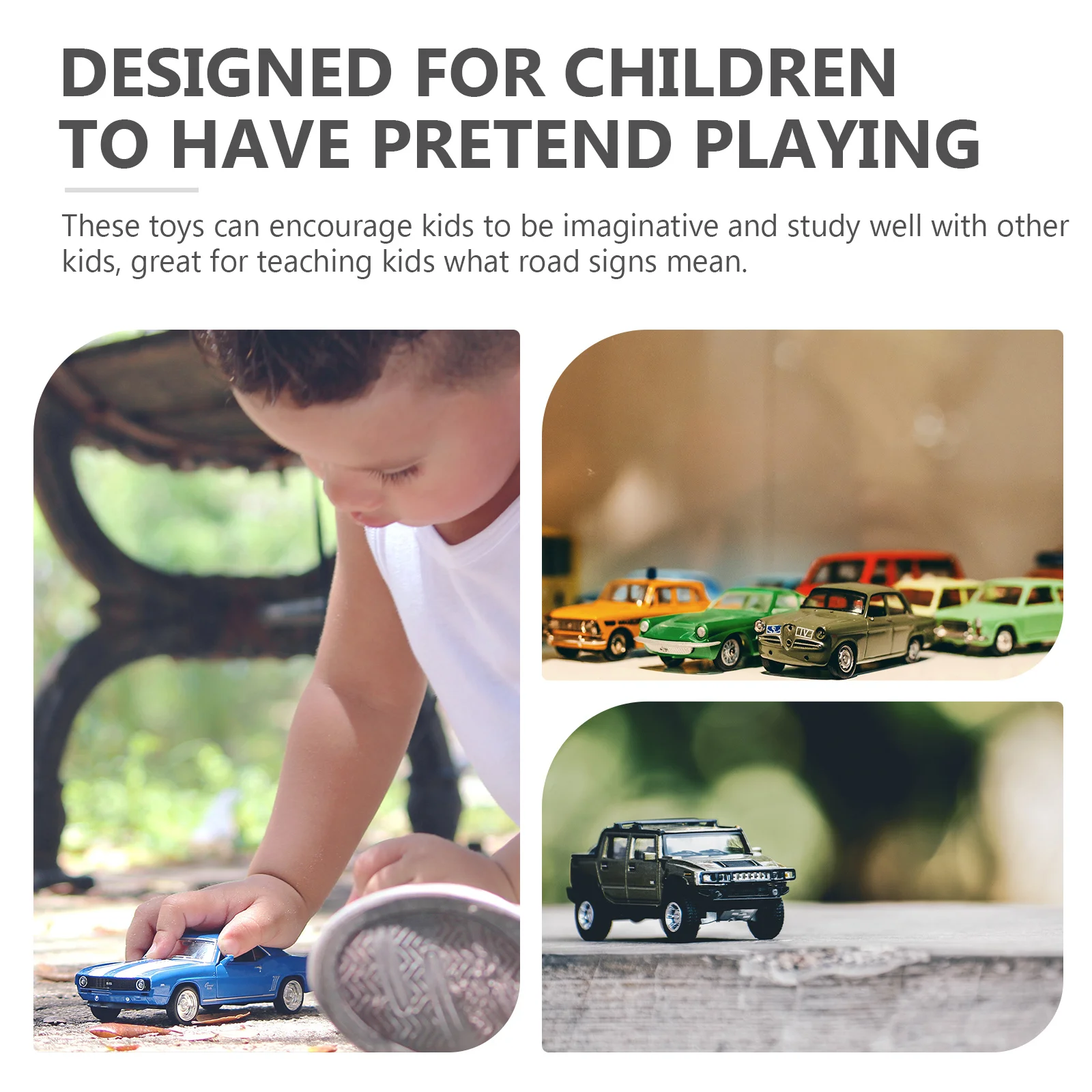 24 pièces panneaux de signalisation Kits éducatifs pour les enfants apprentissage précoce sécurité routière Mini cônes et Barricades Simulation de la circulation