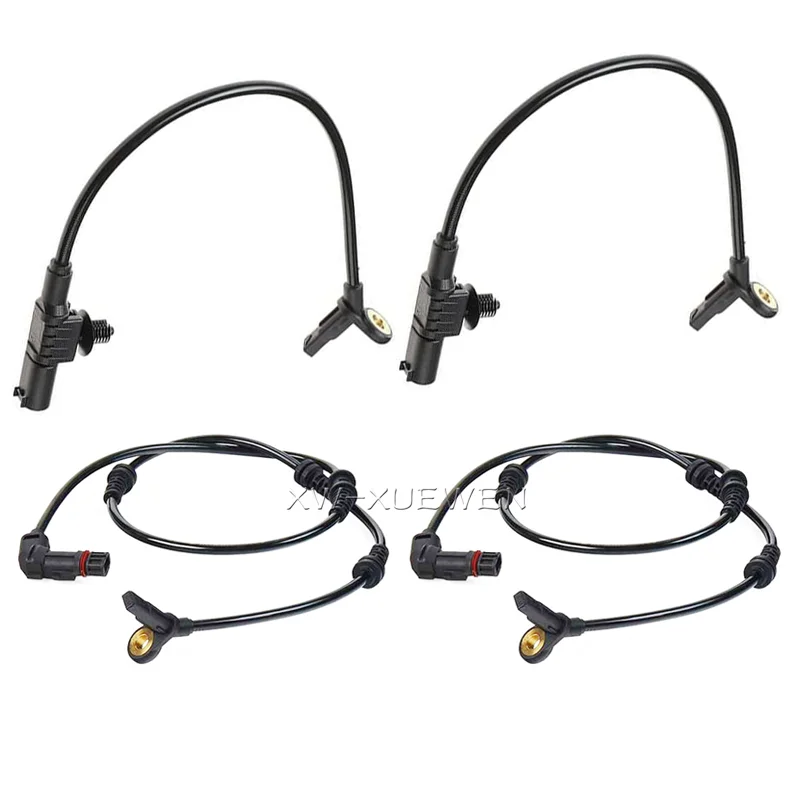4pcs Front and Rear ABS Speed Sensor 1644405541 1644405641 For Mercedes Benz X164 W164 GL350 GL450 GL550 ML300 ML350 ML500 ML63