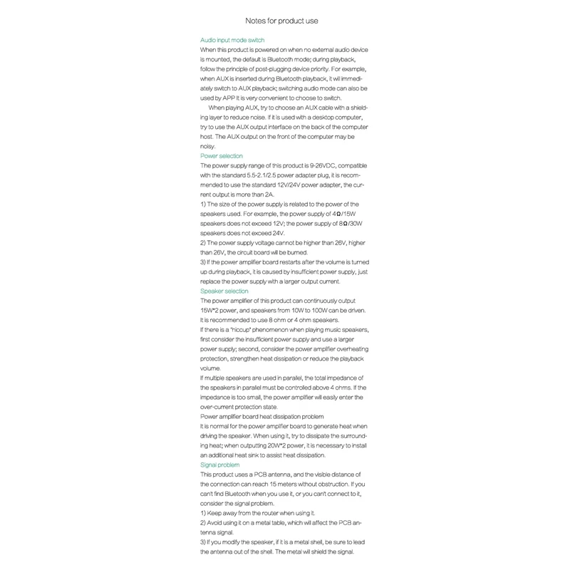 XY-C15H 20Wx2 สเตอริโอบลูทูธเครื่องขยายเสียงดิจิตอลโมดูล Dual Channel 360 องศา Stepless Tuning Board