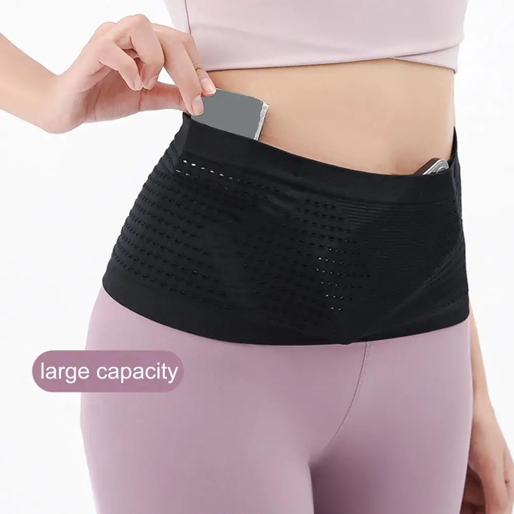 

Invisible Fanny Pack Seamless Shockproof Running Waist Belt Bag Unisex Sports Gym Bag Fanny Pack Jogging Phone Bag