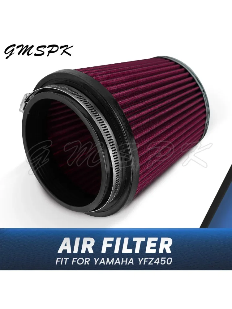 Motocyklowy filtr powietrza dolotowego o wysokim przepływie pasuje do Yamaha YFZ450 2004-2009 YFZ450X 2010-2011 YFZ450R 2009+ RU-4740 — zdjęcie 2