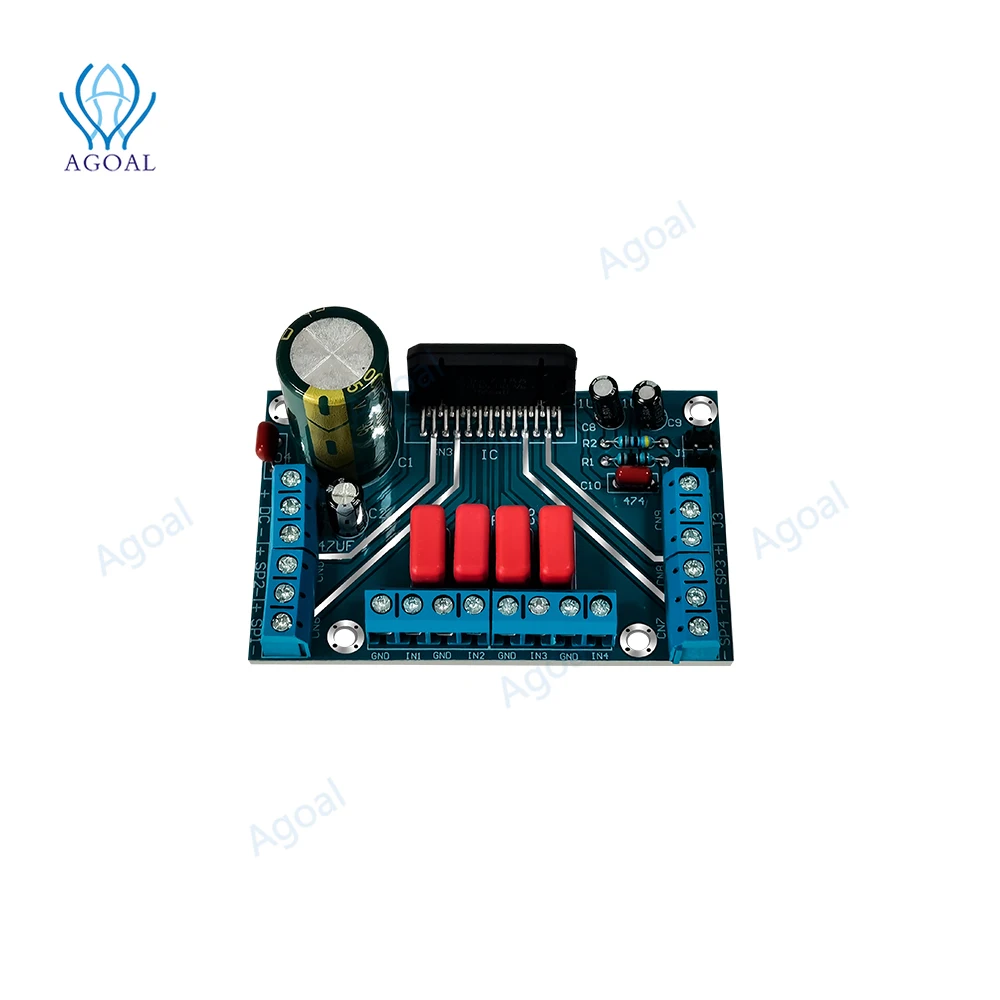 DC12-14.5V TDA7388 4 channel V6 upgrade version 4X41W finished board