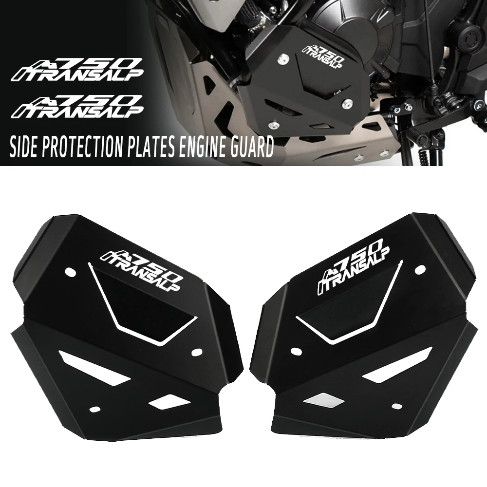 

2025 2024 2023 Motorcycle Engine Protection Bar Add-on Plate Protector FOR HONDA XL 750 TRANSALP Transalp XL750 transalp xl 750