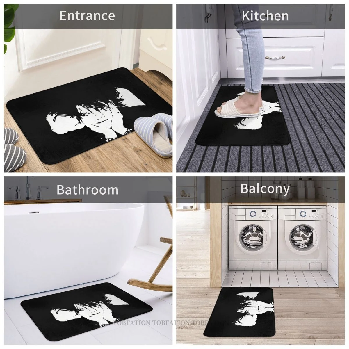 The Cure Bathroom Mat Robert Smith Doormat Kitchen Carpet Entrance Door Rug Home Decoration