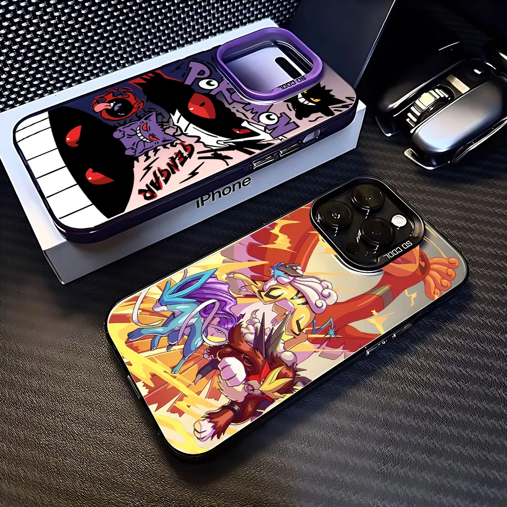 Cartoon Pokémons Phone Case for Samsung Galaxy S26 S25 S24 S23 S22 S21 S20 Note20 FE Ultra Edge Plus 4G 5G Anti Fall Matte Cover