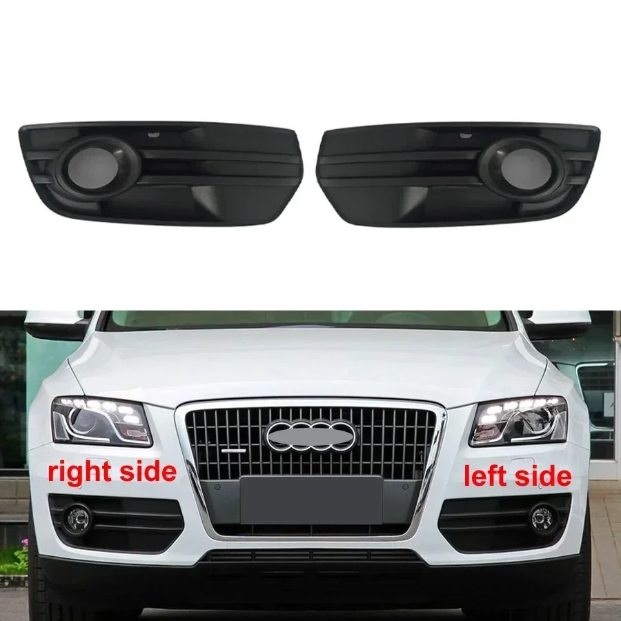 

For Audi Q5 2009 2010 2011 2012 Replacement Fog Lamp Cover Front Lower Bumper Fogs Light Frame Vent Grille Trims Panel