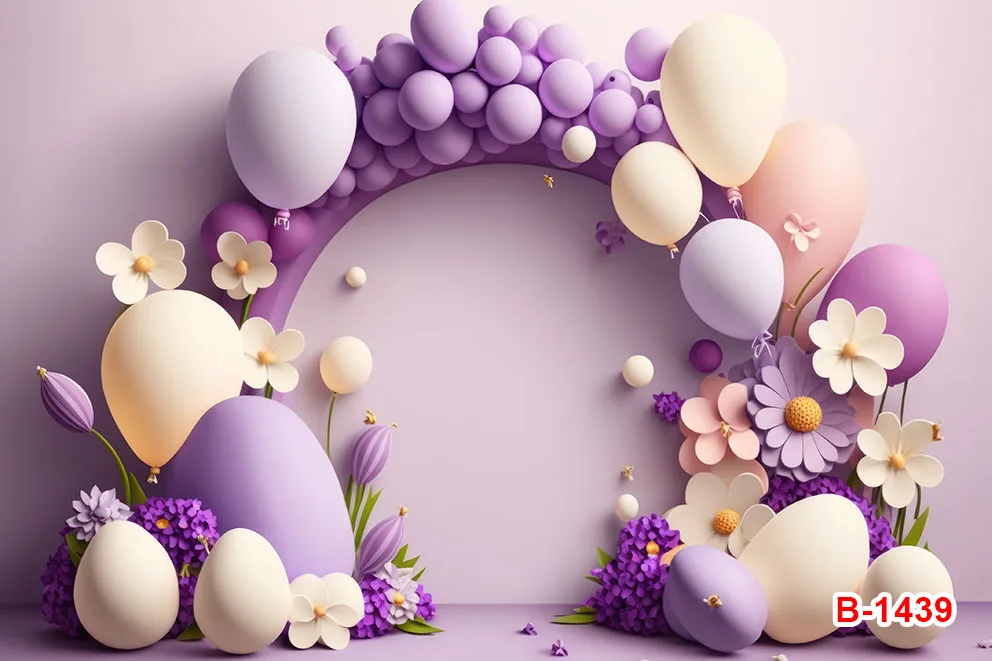 Fondos de globos y flores para fiesta de cumpleaños de niños, decoración de retrato familiar de bebé, suministros fotográficos personalizados, pancarta de fondo
