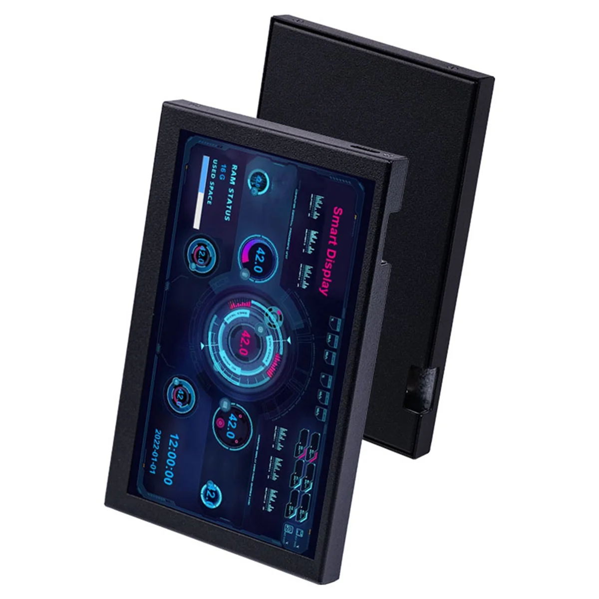 

A72Z 5Inch Screen LCD Monitor Driver Control Board AIDA64 Screen Auxiliary IPS for Computer ITX PC Case B