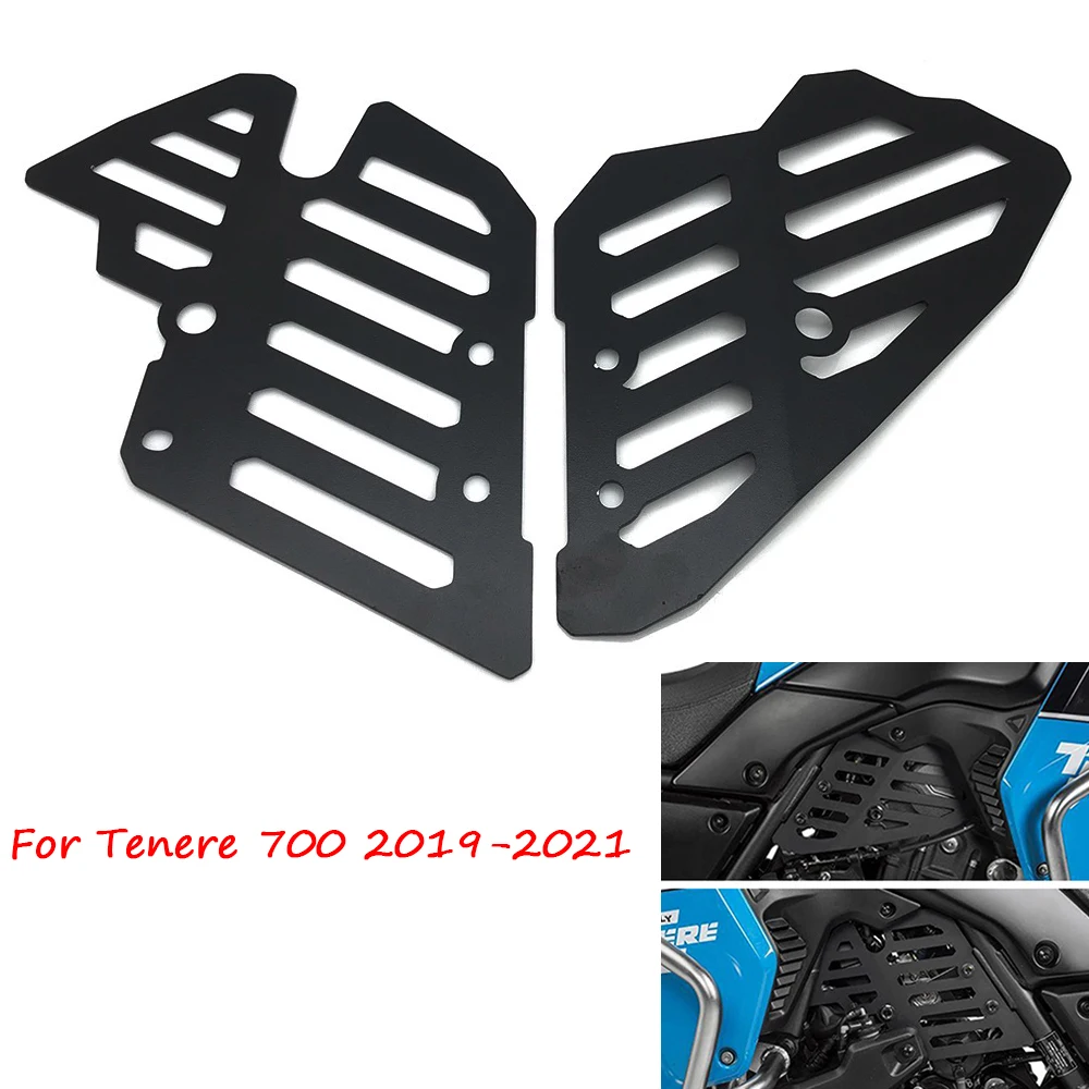 For Yamaha Tenere700 T7 Tenere 700 Rally XTZ700 2019-2021 Motorcycle Aluminum Engine Crap Flap Set Guard Cover Protector