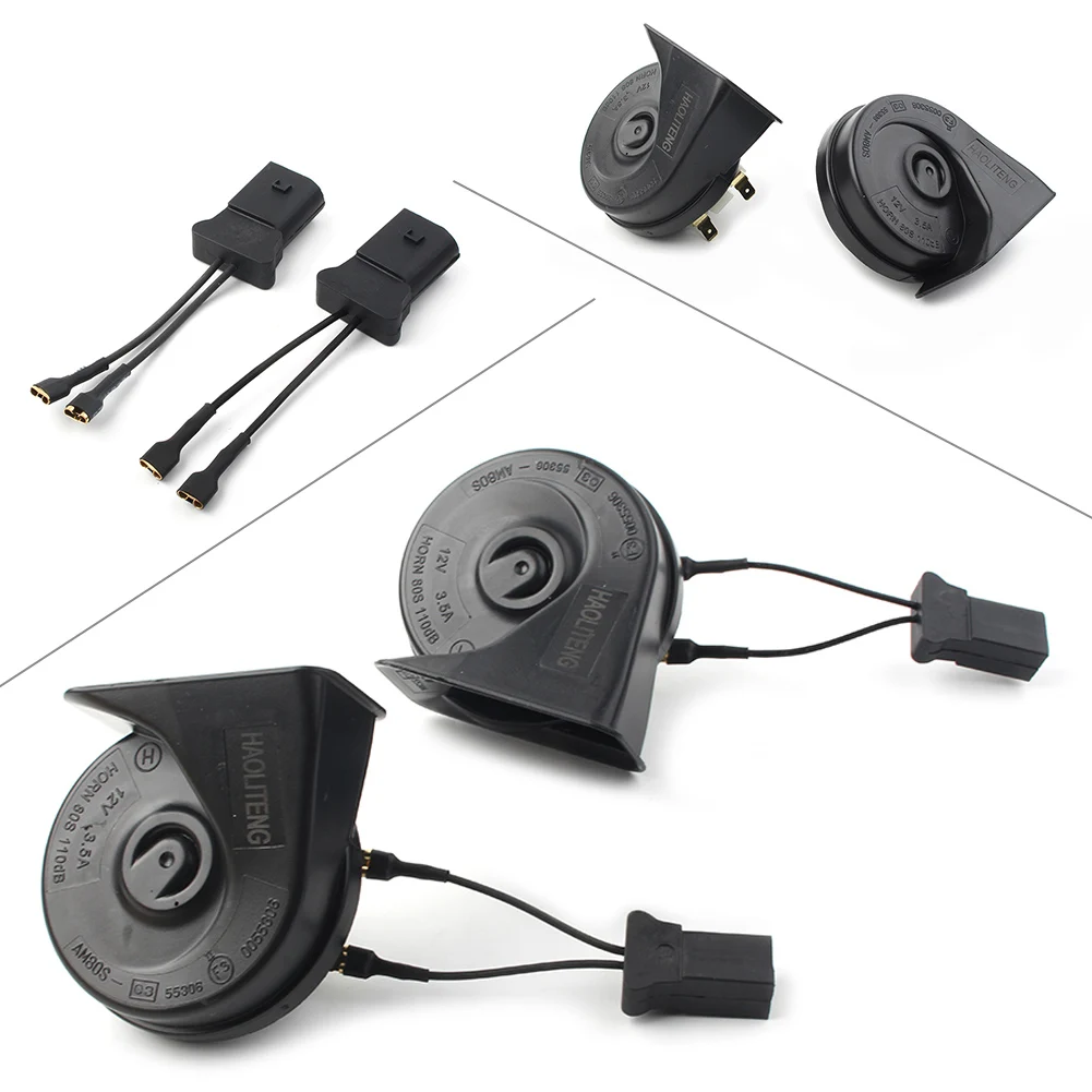2 piezas de bocinas de coche tipo caracol de 12V y 125db, bocinas potentes para VW Golf MK5 MK6 MK7 Jetta Polo Passat Touran Touareg CC, etc.