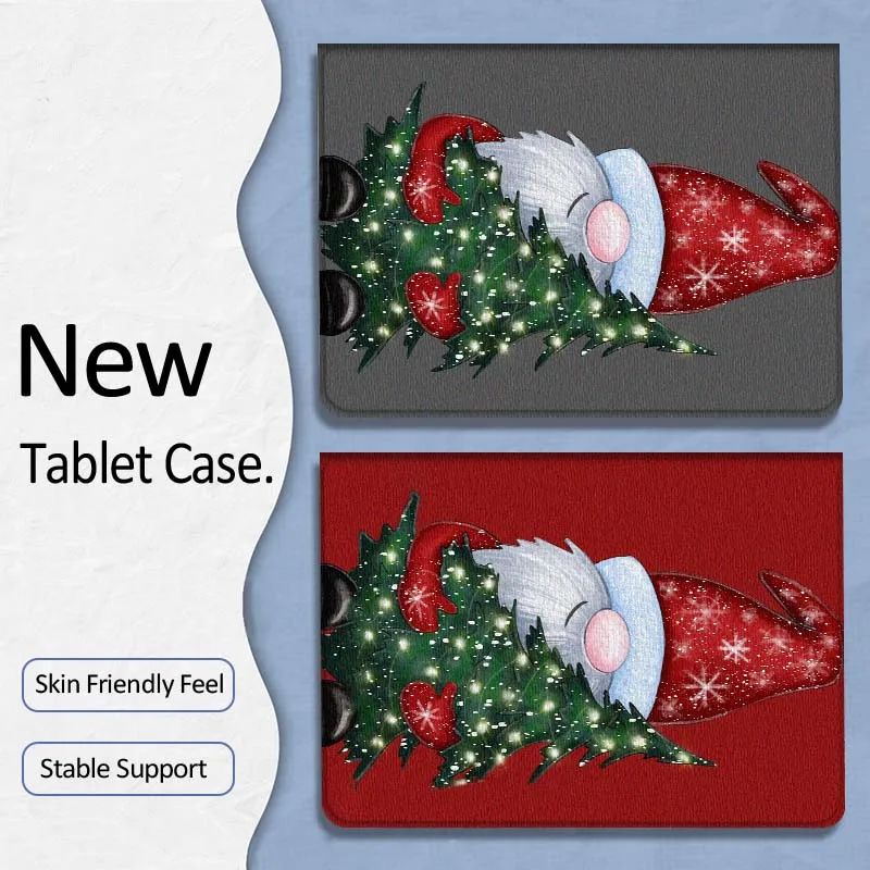 

Cute Cartoon Santa Claus For Xiaoxin Lenovo Tab P12 Extreme Legion Y900 Idea Pro GT 12.1 2025 Foldable Tablet Case Gift