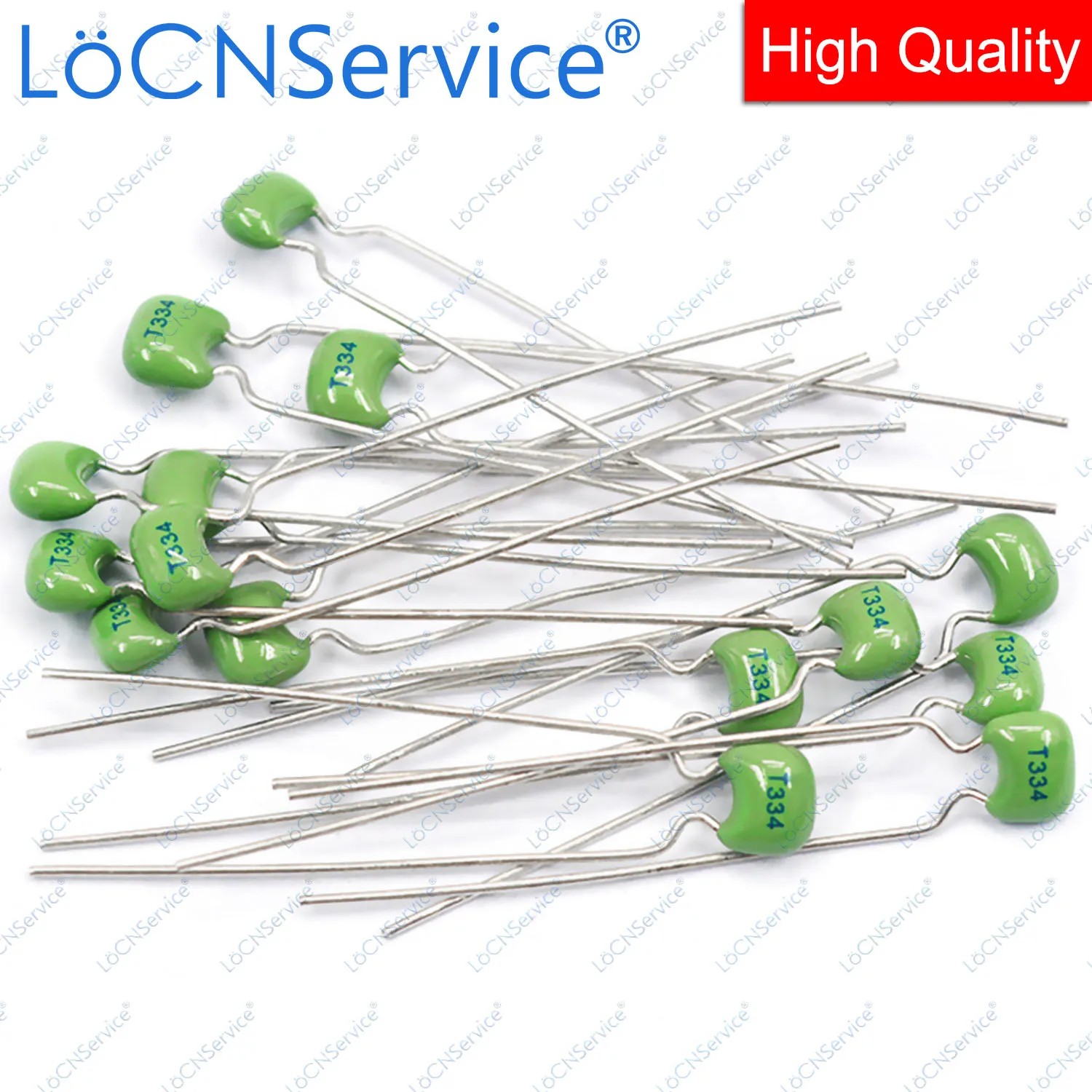LoCNService 500PCS Green Monolithic Ceramic Capacitor 63V 15NF 22NF 33NF 47NF 68NF 100NF 153 223 333 473 683 104 5.08mm K 10%