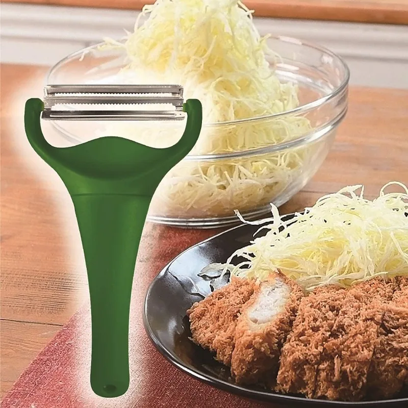 Cortador de Legumes Multifuncional em Aço Inoxidável, Triturador de Repolho e Descascador de Batatas para Cozinha