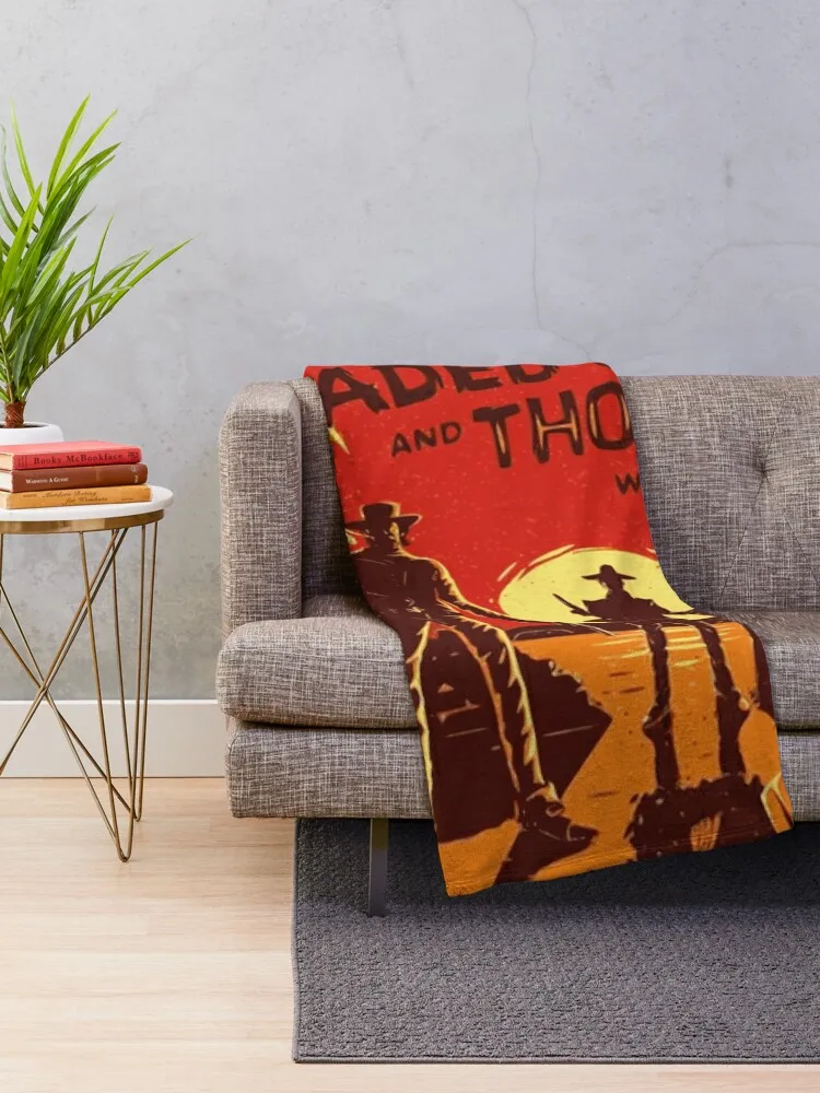 The Good, The Bad and The Ugly Quote of Clint Eastwood Throw Blanket Decorative Sofa cosplay anime Blankets