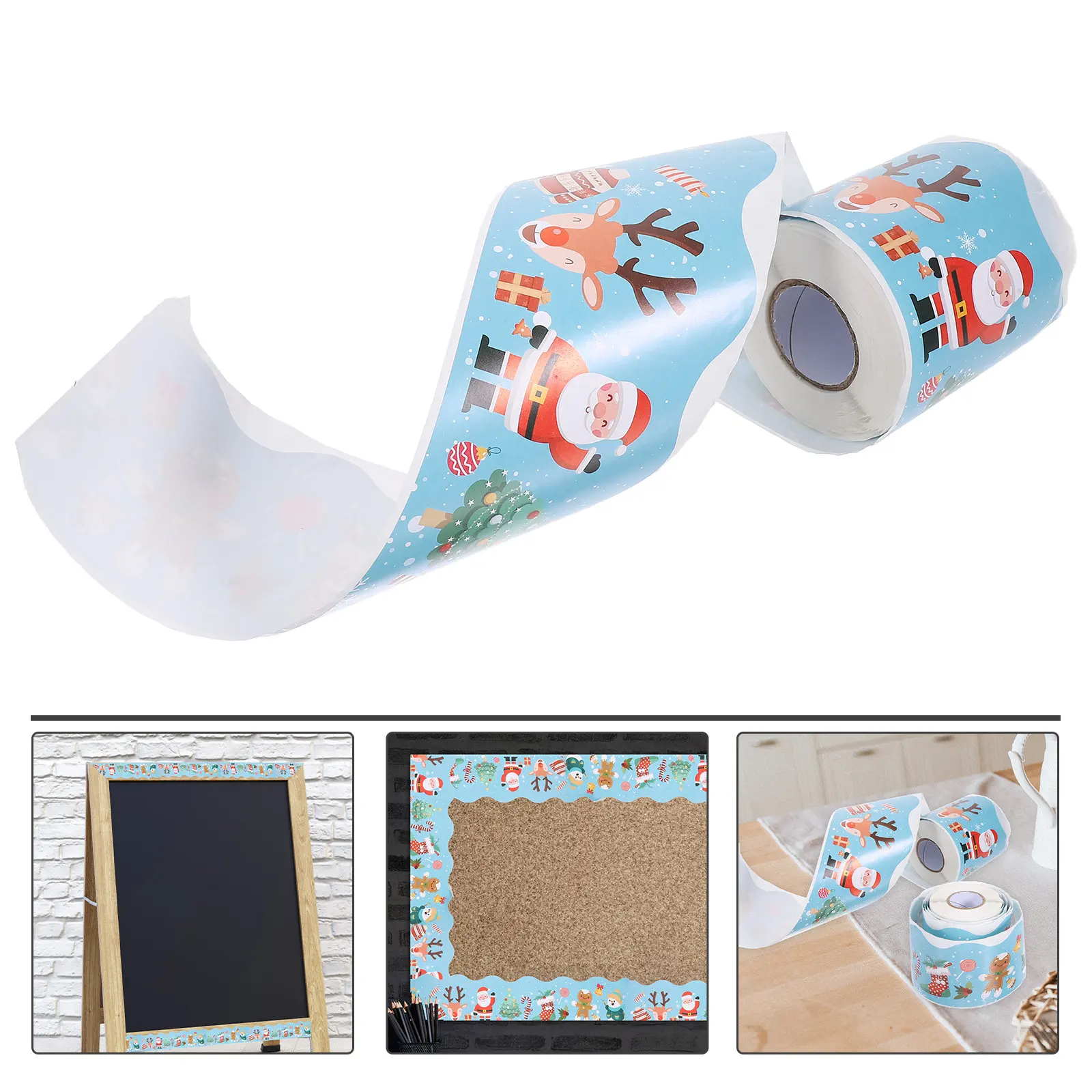 

Bulletin Board Border Trim 1 Roll Classroom Bulletin Board Borders Decorative Border Decor for Desk Wall Blackboard Festival