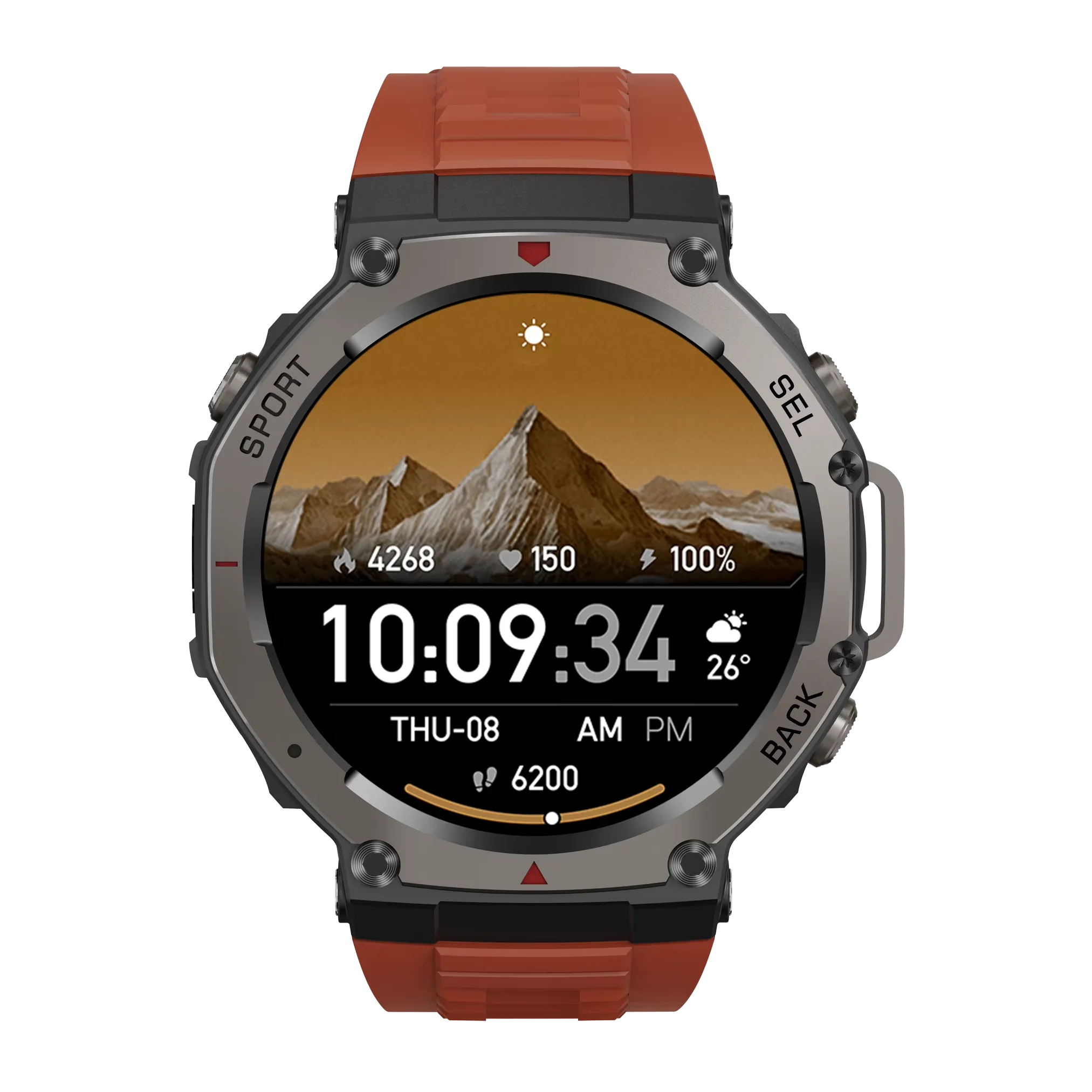 TJXL-DM58 Спорт на открытом воздухе Фитнес-трекер GPS Смарт-часы для Android IOS с фонариком и ежедневными световыми часами и погодой TJXL-DM58 Спорт на открытом воздухе Фитнес-трекер GPS Смарт-часы для Android IOS с фонариком и ежедневными световыми часами и погодой